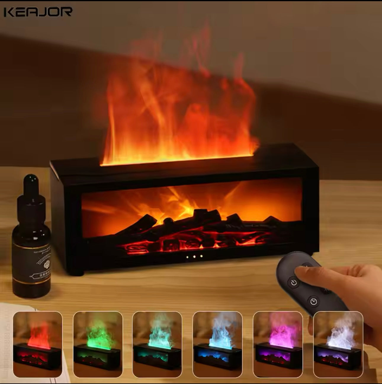 FIREPLACE FLAME DIFFUSER