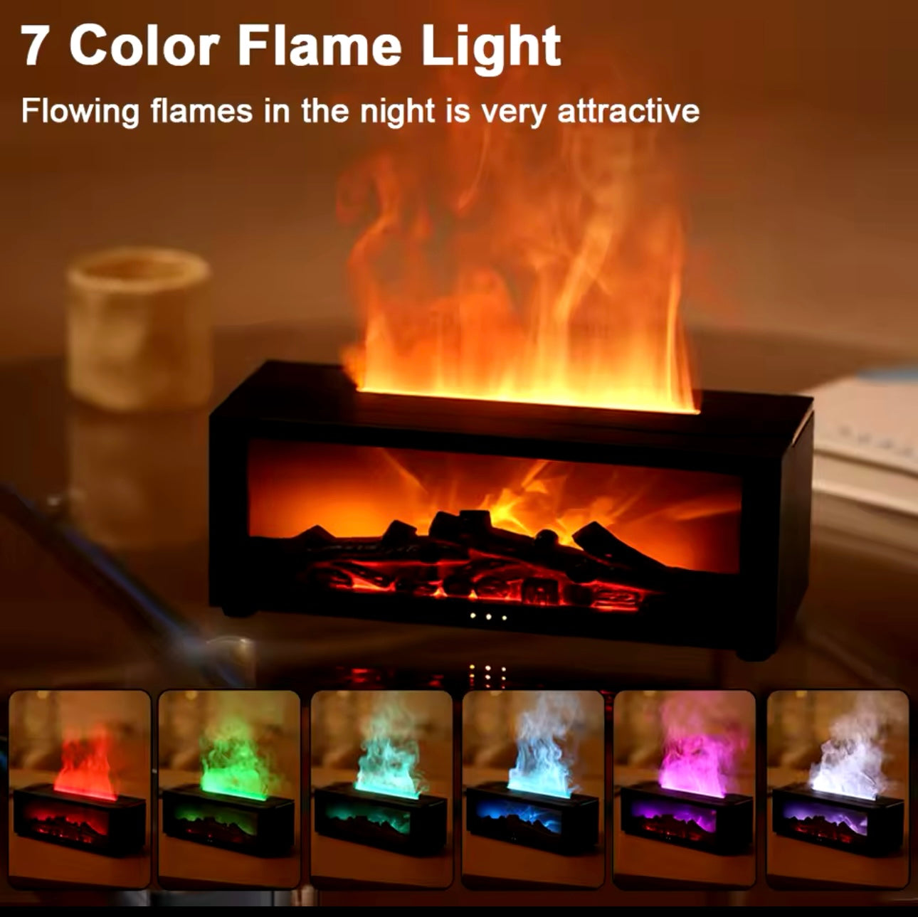 FIREPLACE FLAME DIFFUSER