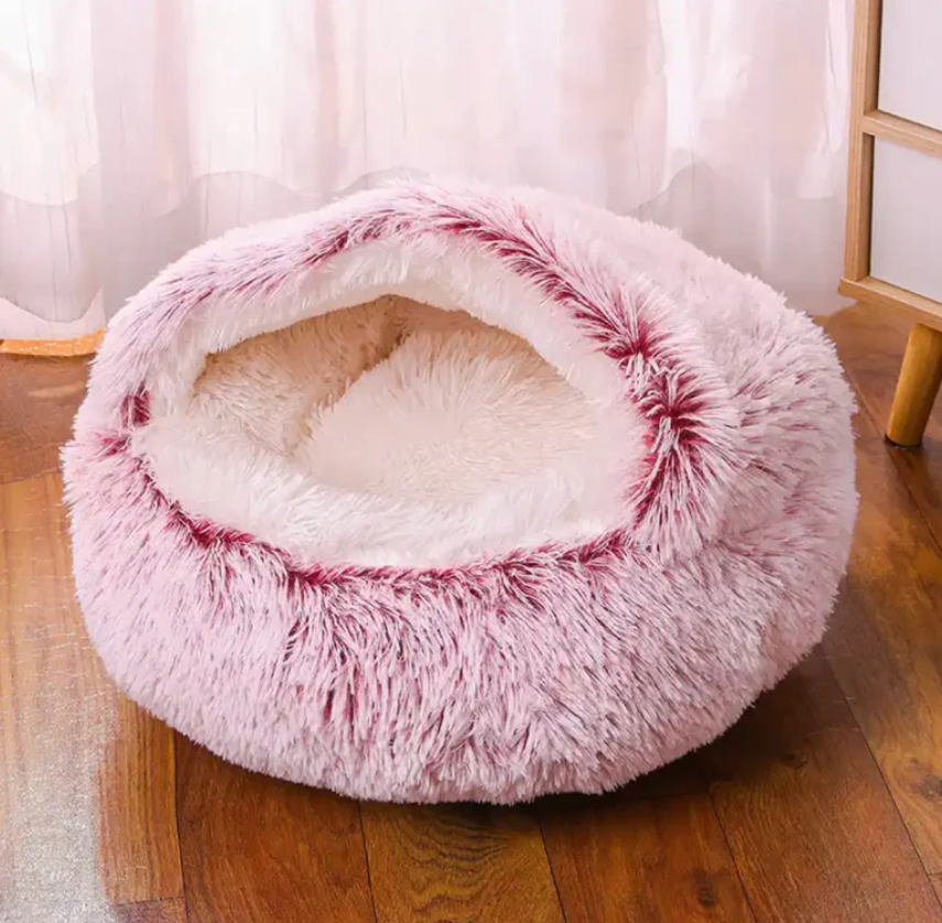 PLUSH DOG BED