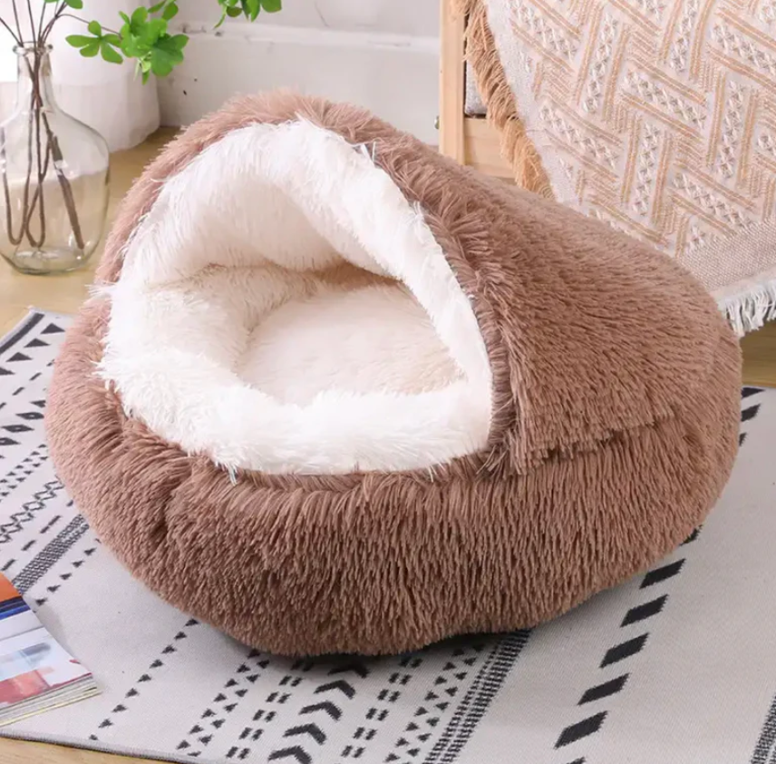 PLUSH DOG BED